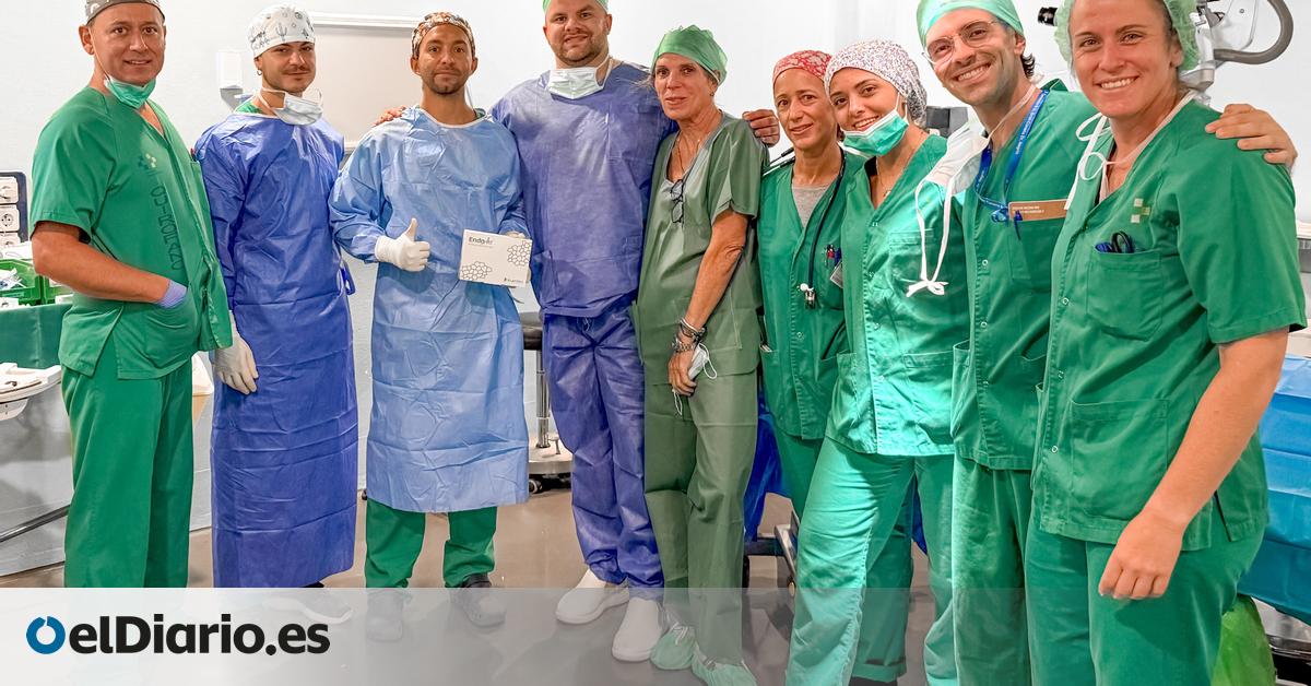 El Hospital Doctor Negrín implanta un innovador dispositivo que mejora la visión de pacientes con problemas en la córnea