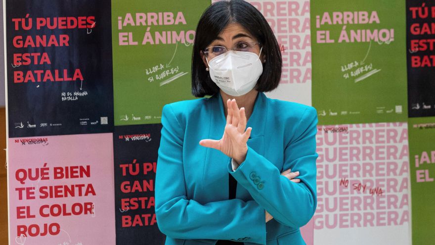 La ministra de Sanidad, Carolina Darias (c). EFE/Rodrigo Jiménez