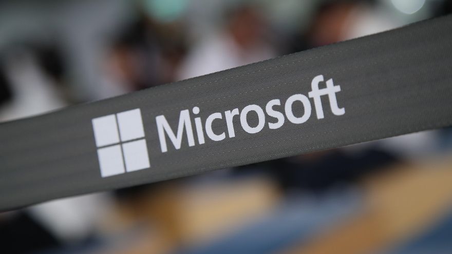Fotografía de archivo que muestra en logotipo de Microsoft. EFE/Ritchie B. Tongo