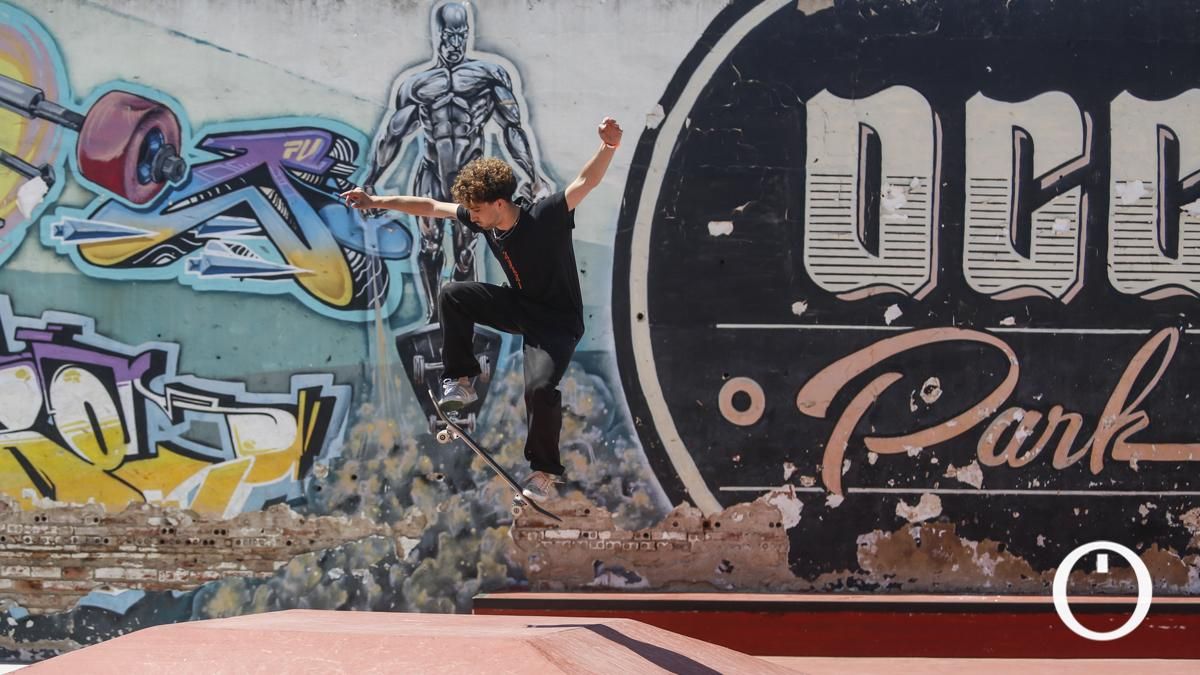 Prueba andaluza de skate en el skatepark de Cañero