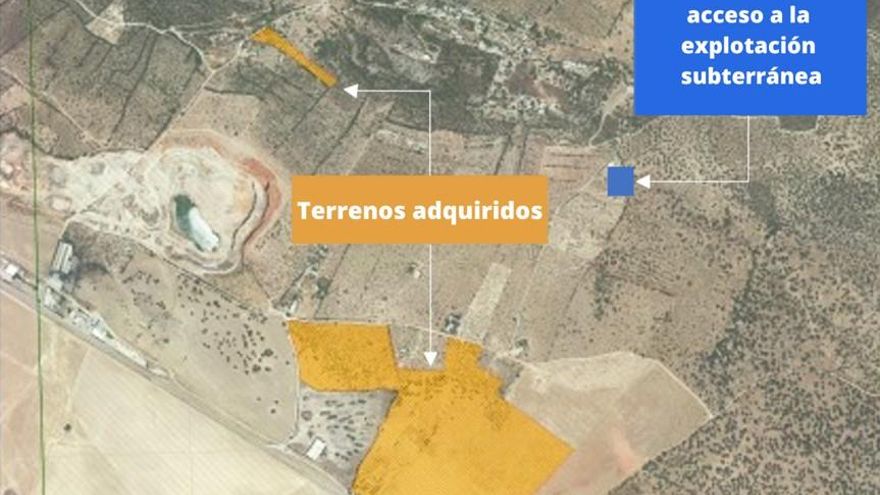La empresa de la mina de litio de Cáceres arrienda por 2,1 millones un tercio del terreno que ocuparía la explotación
