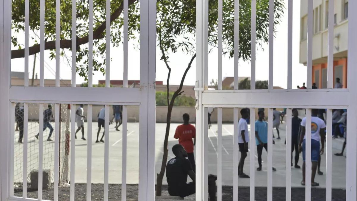 Imagen de archivo de un centro de acogida de menores migrantes en Canarias