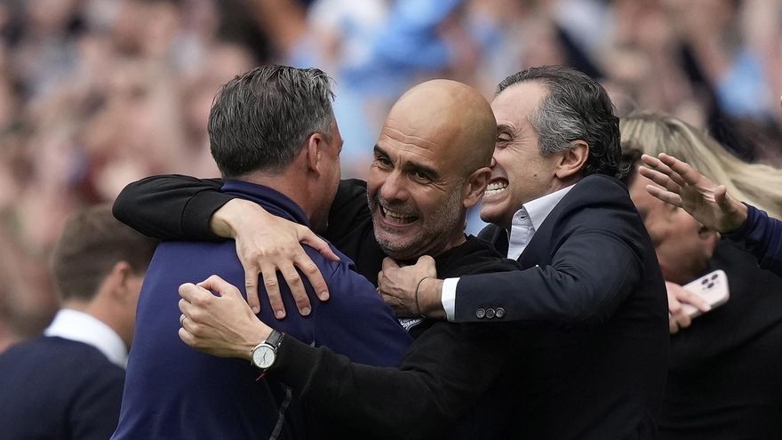 Manchester City se consagró bicampeón de la Premier League tras emocionante definición
