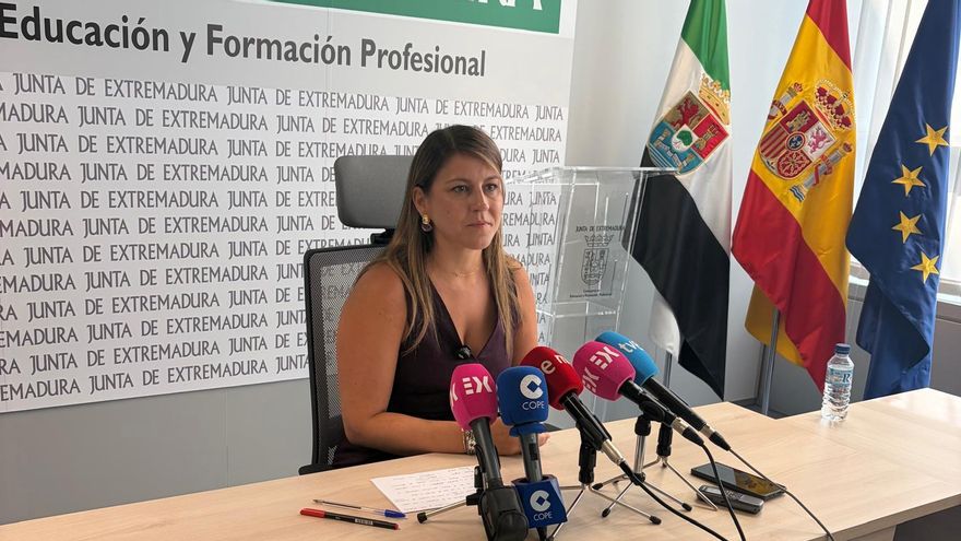 La consejera de Educación, Sandra Valencia