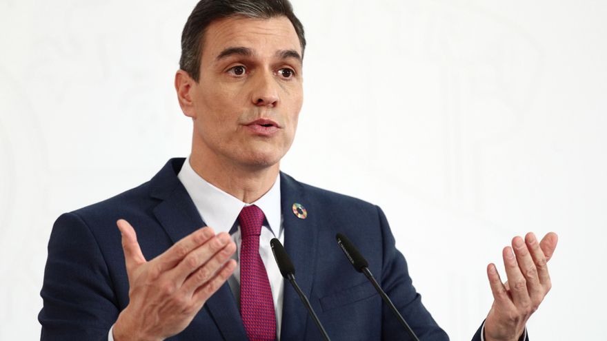 El presidente del Gobierno, Pedro Sánchez