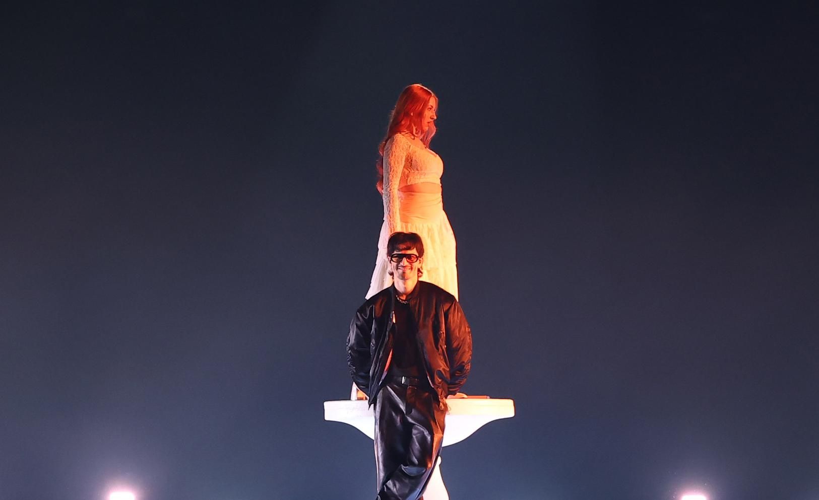 Tony Grox & LUCYCALYS en su actuación de la primera semifinal del Benidorm Fest 2026