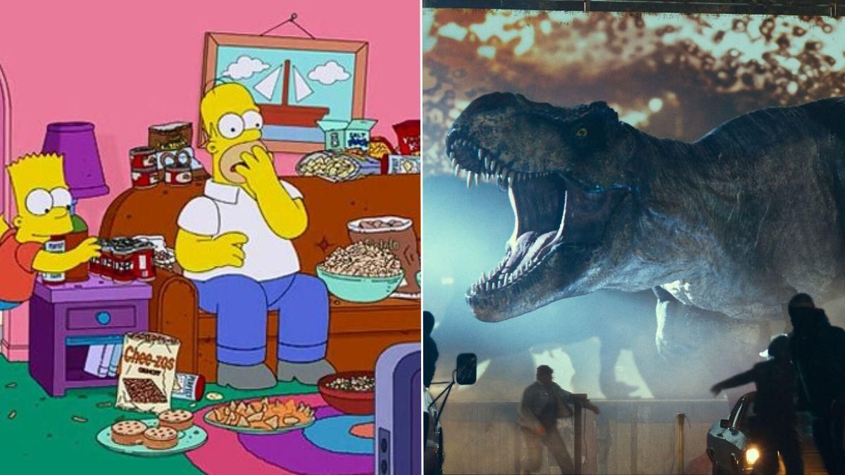 'Los Simpson' (3.4%) dominan las audiencias TDT y 'Jurassic World' muerde en la TV de pago