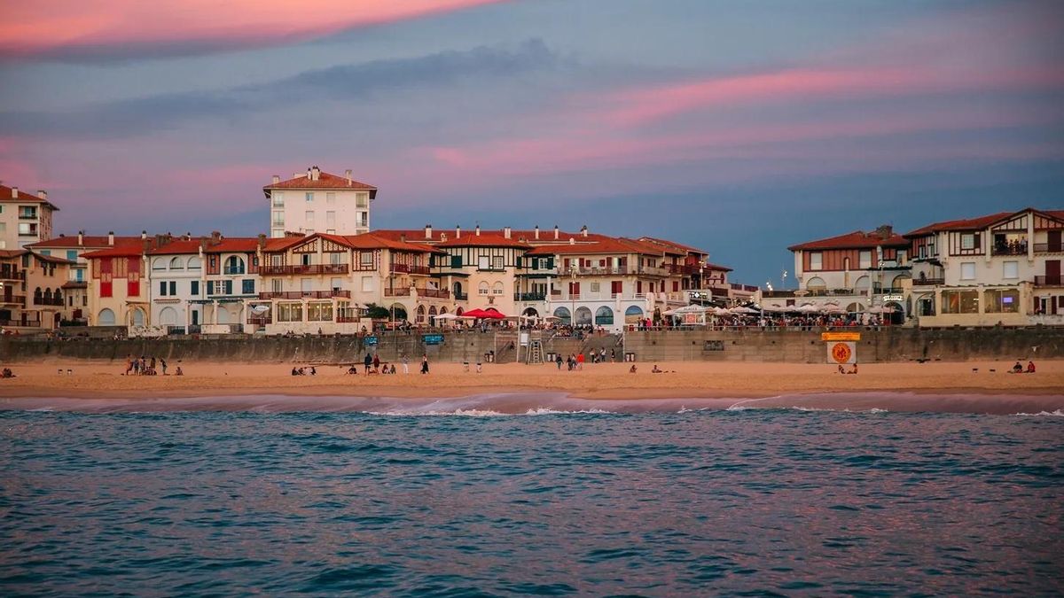 La costa de Hossegor, en las Landas.