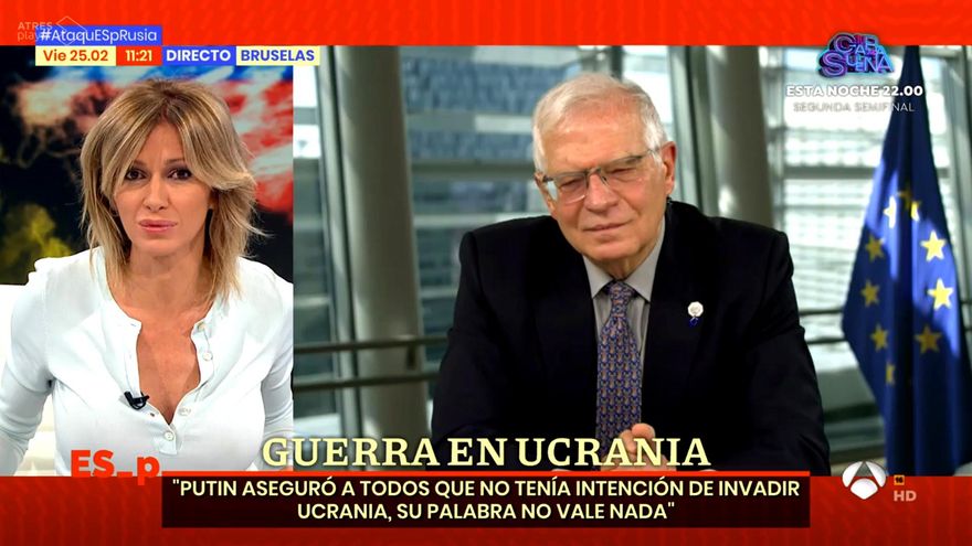Tensión entre Borrell y Susanna Griso: "No me diga que lo ha descubierto esta mañana"