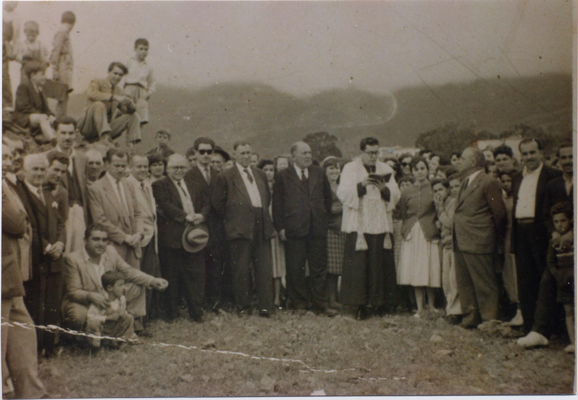 Bendición e inauguración uficial del Campo de Fútbol de El Paso el 31 de agosto de 1955. AMEP