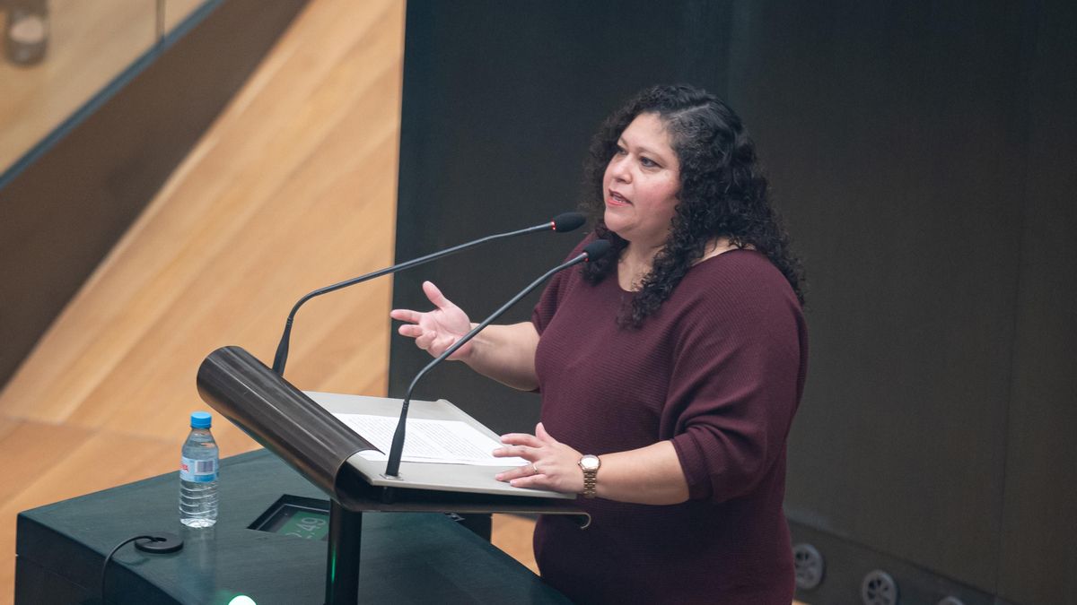 Archivo - La concejala de Más Madrid en el Ayuntamiento Carolina Elías