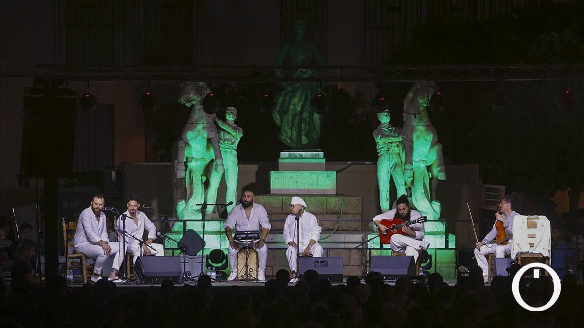 Concierto de El Pele en la plaza de Conde de Priego