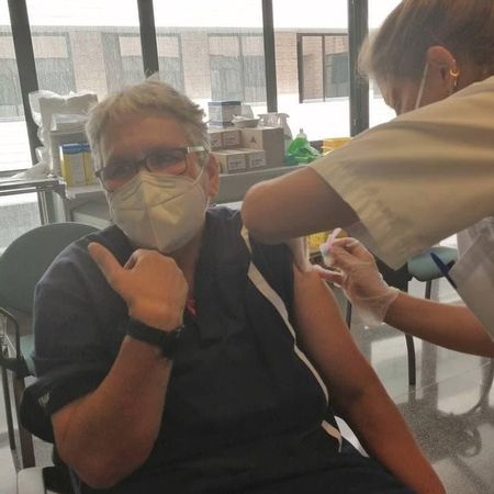 Soraya, trabajadora en el área de limpieza de un hospital de Gran Canaria