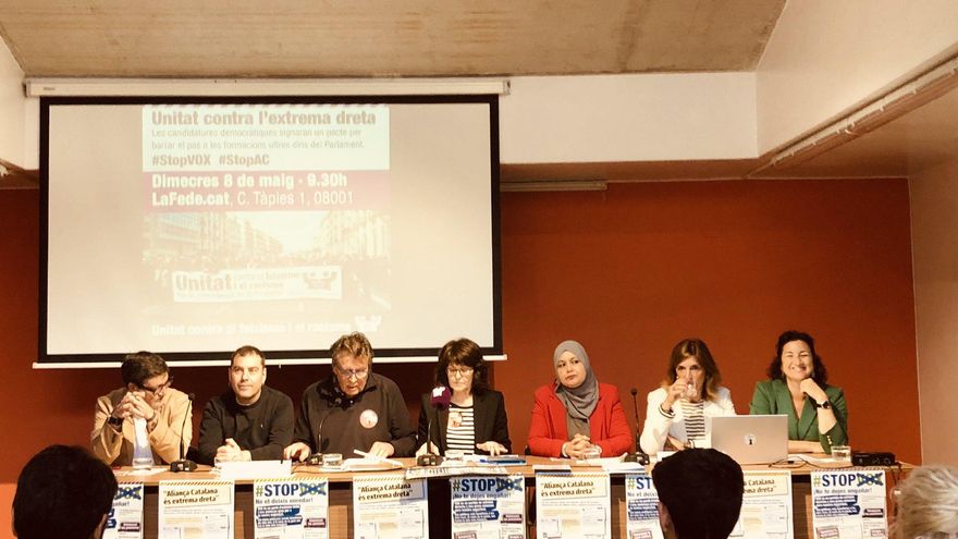 Todos los partidos menos PP y C's se comprometen por escrito a no pactar ni con Vox ni con Aliança Catalana