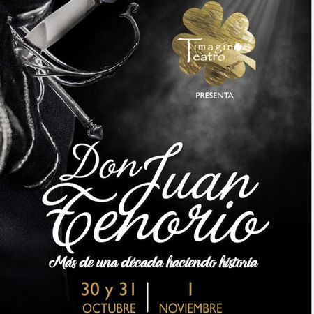 Cartel de la obra de Don Juan Tenorio