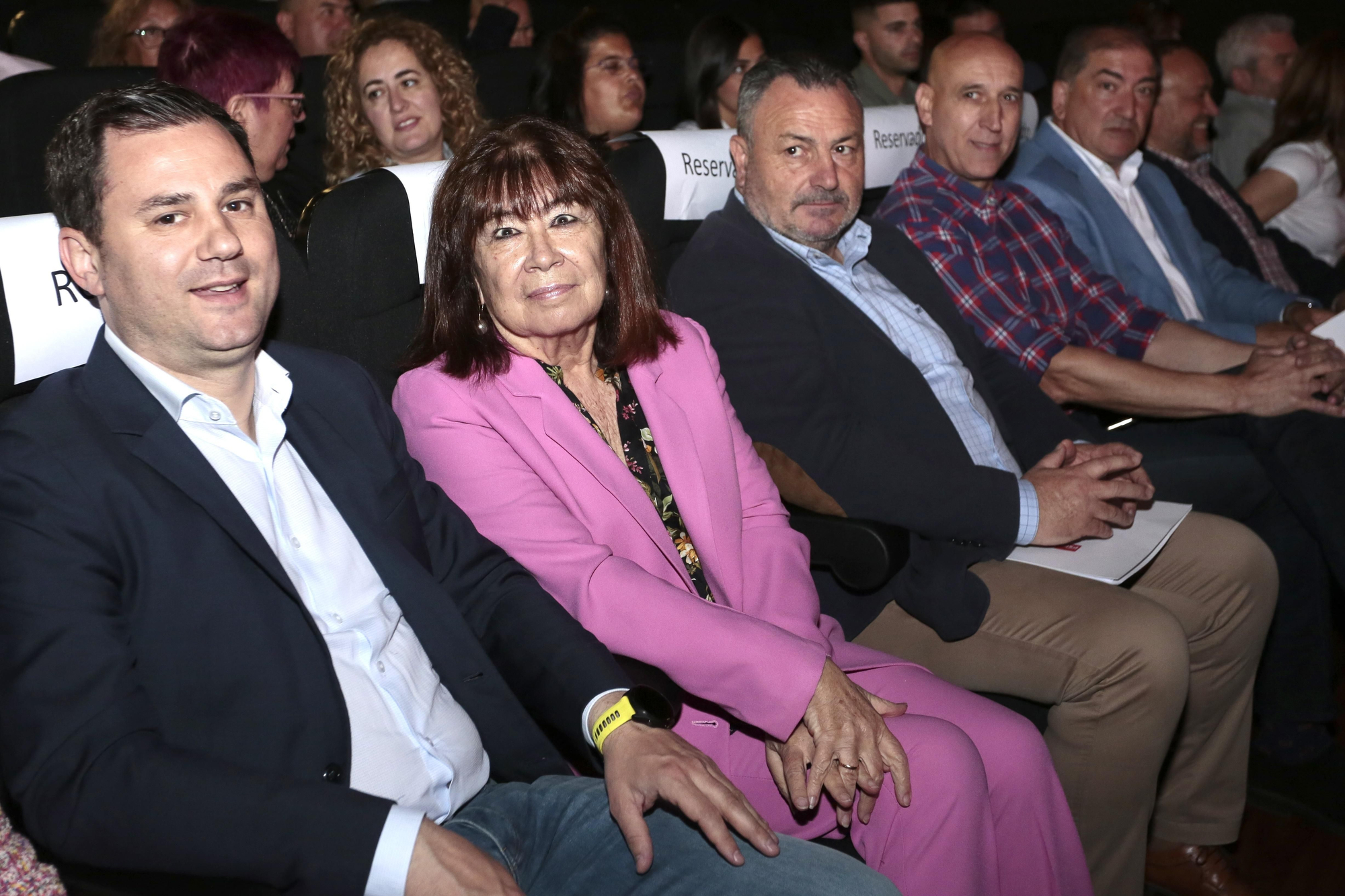 Javier Alfonso Cendón, Cristina Narbona, Eduardo Morán y Jose Antonio Diez.