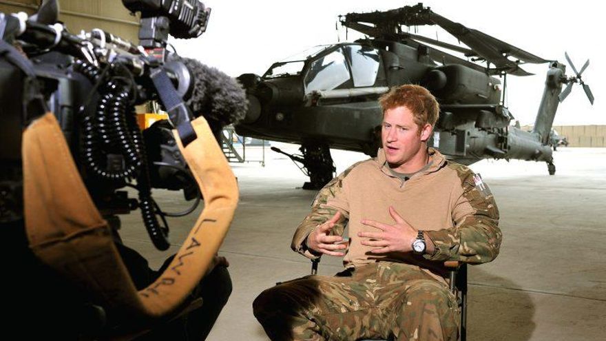 El príncipe Harry revela que mató a 25 talibanes en Afganistán cuando sirvió en el ejército británico