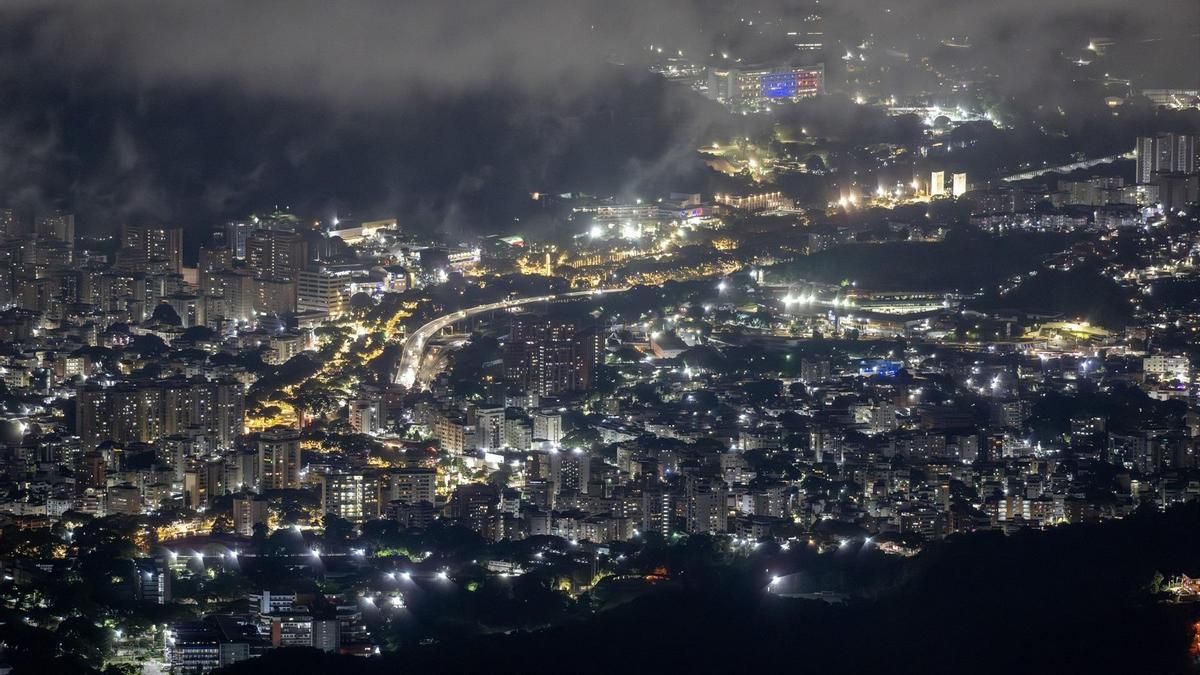 Vista aérea de Caracas, Venezuela