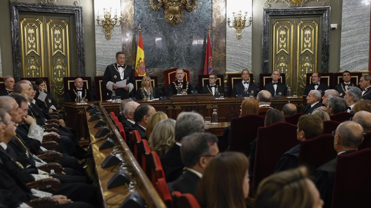 Apertura del último año judicial en septiembre de 2025.