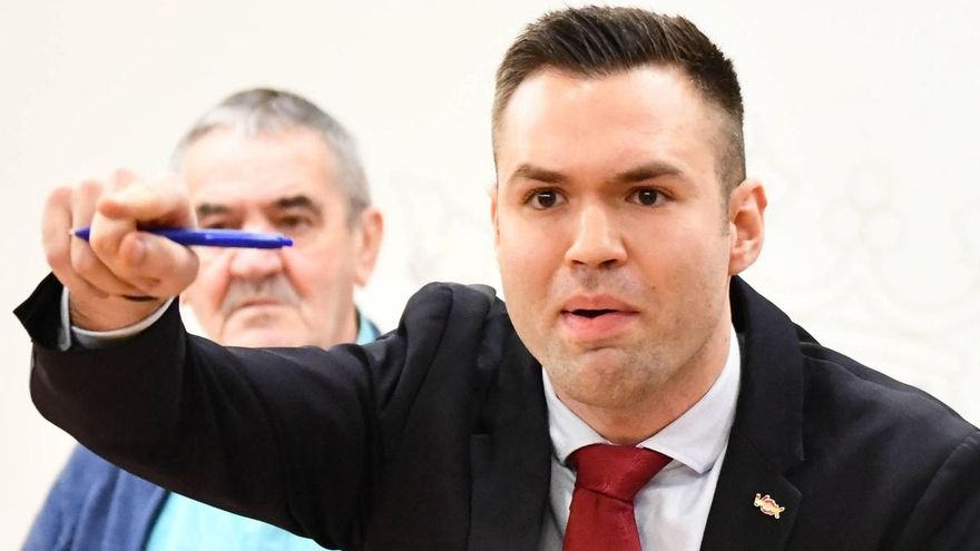 El portavoz de Vox en Ceuta, Carlos Verdejo, en una imagen de archivo