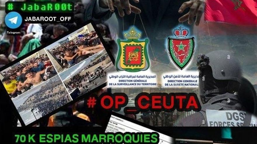 Un grupo de hackers echa gasolina sobre la crisis de Ceuta al atacar al servicio secreto marroquí y amenazar a Sánchez