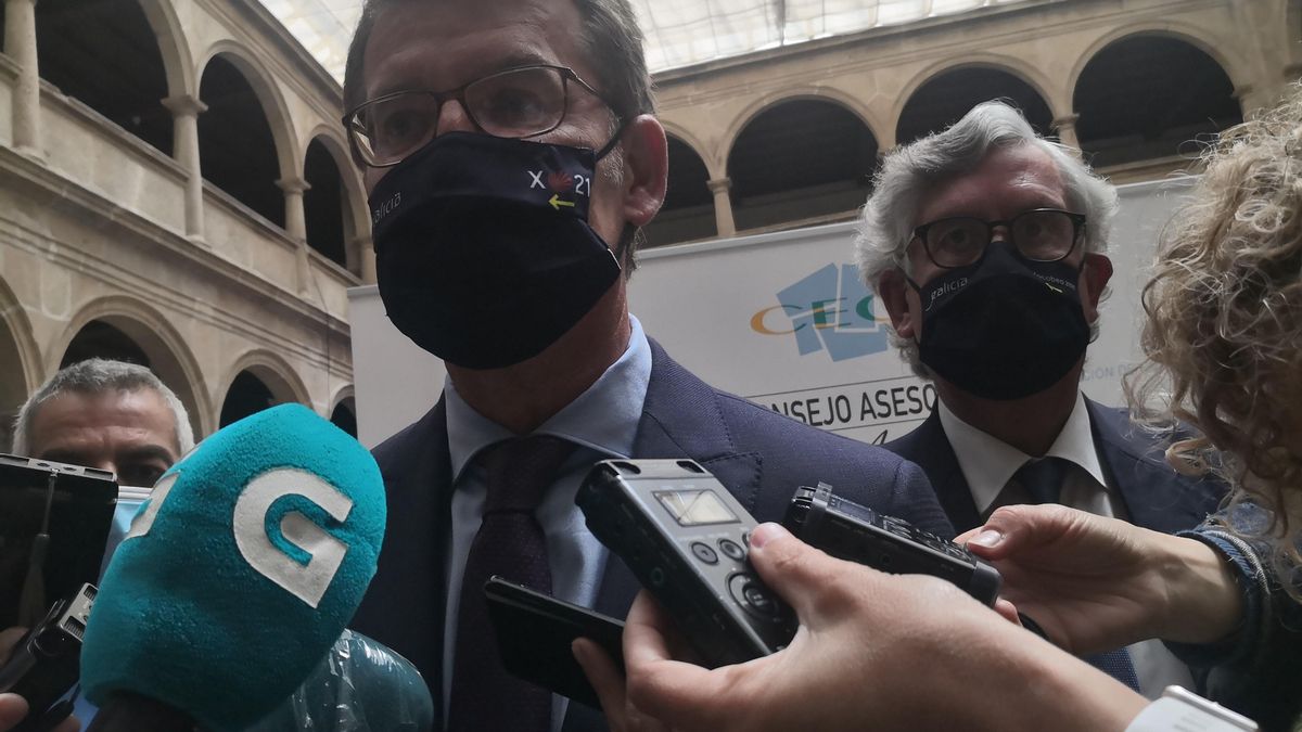 El presidente de la Xunta, Alberto Núñez Feijóo