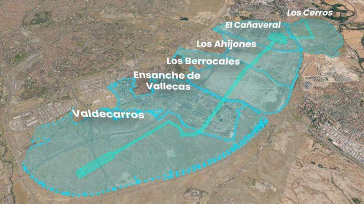 Los Cerros, el desarrollo más lejano aprobado por Madrid, levantará 14.000 viviendas entre El Cañaveral y Coslada