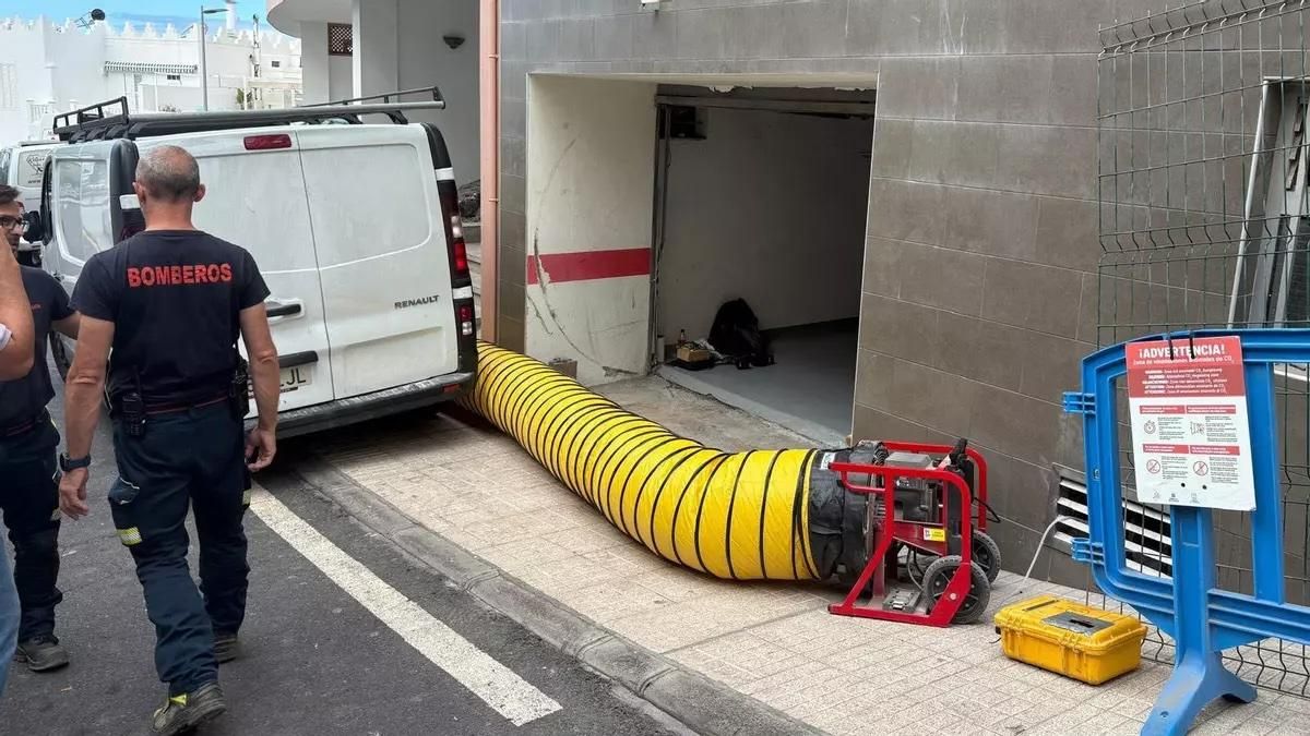 El Gobierno  de Canarias contribuye con 400.000 euros al servicio permanente de bomberos en Puerto Naos y La Bombilla