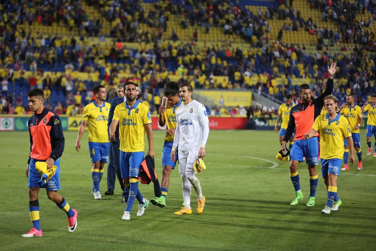 Partido entre la UD Las Palmas y FC Barcelona. Alejandro Ramos.