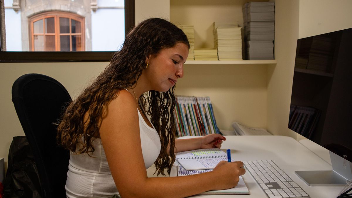 La estudiante de Psicología Alejandra Ramírez.