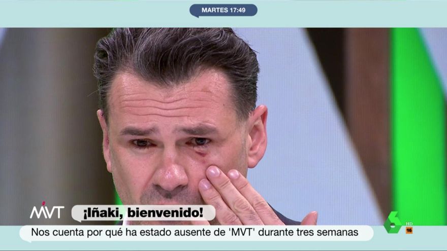 Iñaki López muestra en 'MVT' las secuelas de su intervención