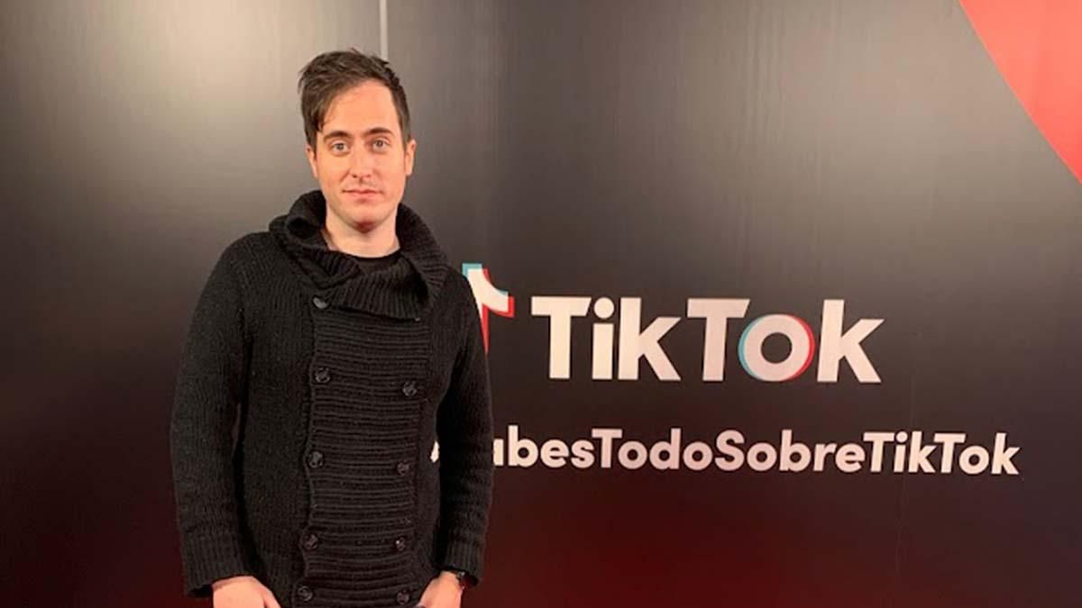 Tomás San Martín, en un evento de Tik Tok