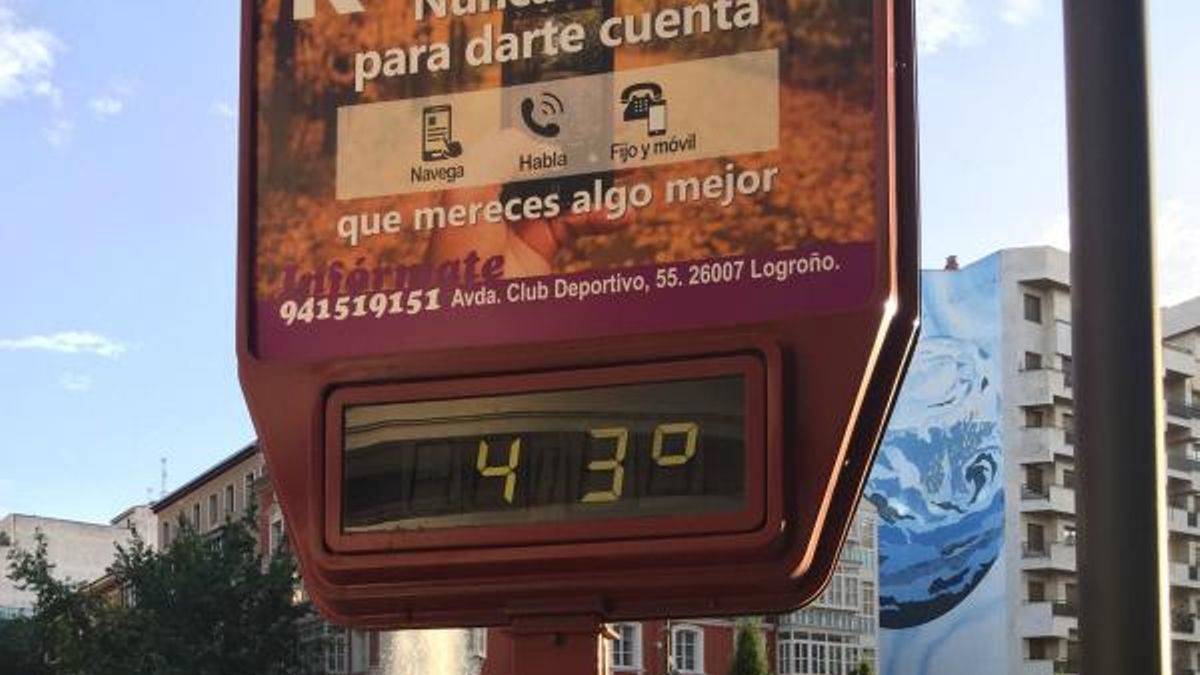 Temperaturas por encima de 40 grados para comenzar la semana en La Rioja