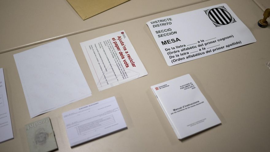 Material para las mesas electorales de estas elecciones