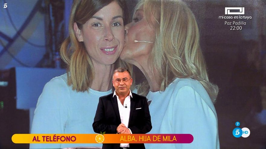 Alba, hija de Mila Ximénez, intervino en 'Sálvame': "Aunque decía que se iba del programa, esa era su otra familia"