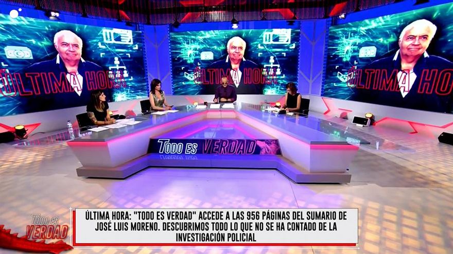 José Luis Moreno tiene ocultos "entre 400 y 900 millones de euros", según el sumario desvelado por 'Todo es verdad'