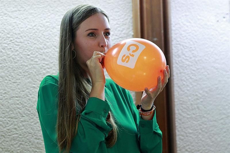 La candidata de Ciudadanos, Melisa Rodríguez. (EFE/Cristóbal García).