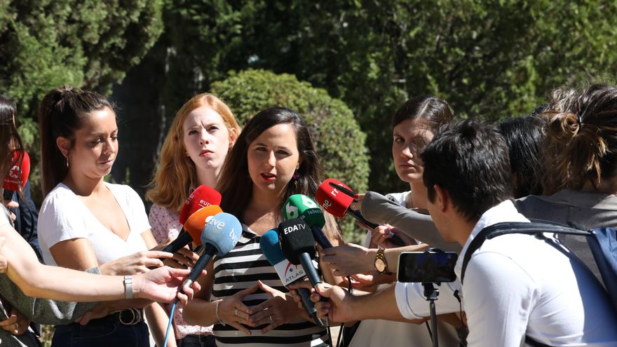 La secretaria general de Podemos y ministra de Derechos Sociales y Agenda 2030, Ione Belarra