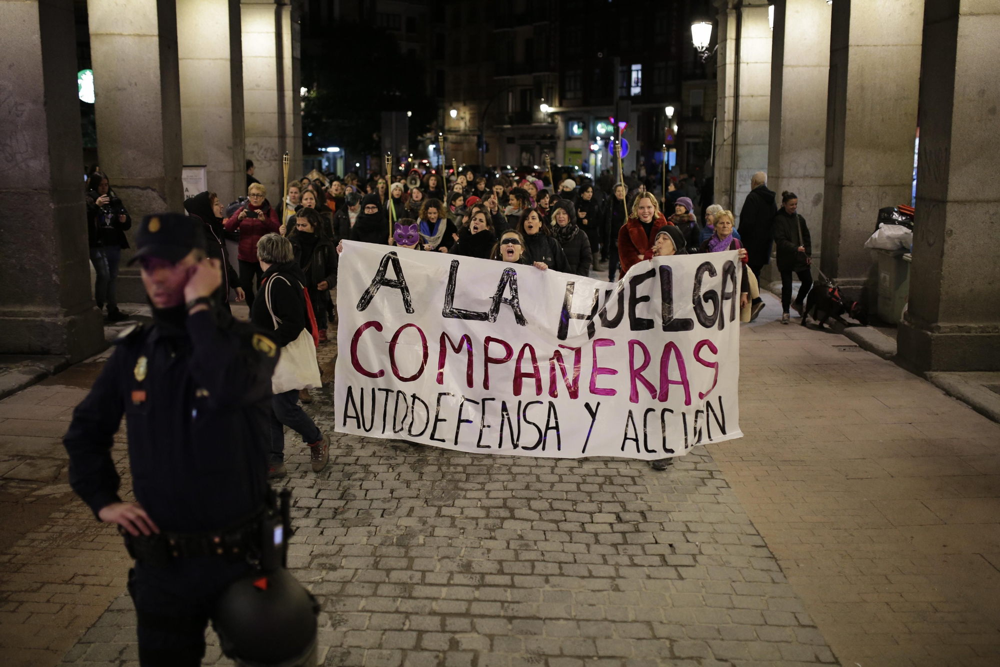 Pasacalles feminista en Madrid