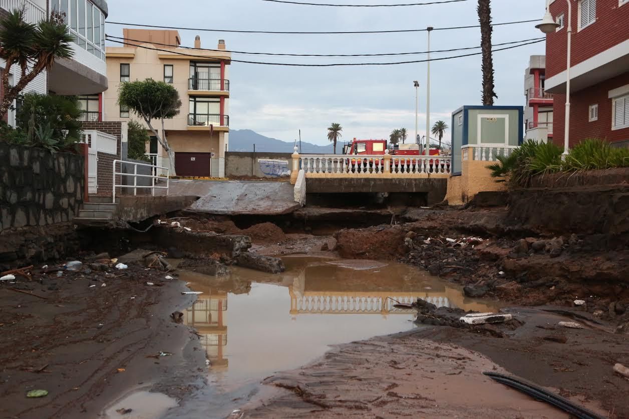 Efectos de la lluvia en Salinetas (Alejandro Ramos)