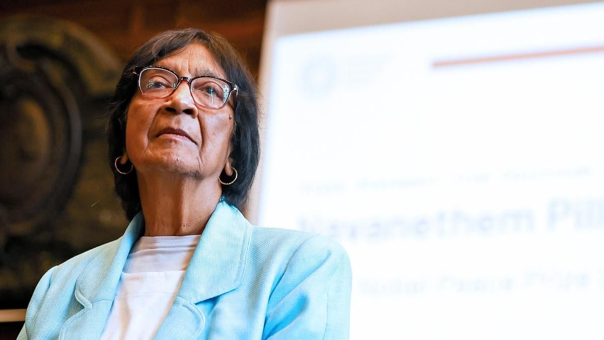La abogada sudafricana Navi Pillay, este viernes.