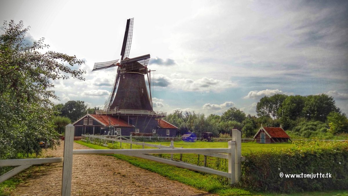 Molino de viento del Aserradero de Bolwerksmolen.