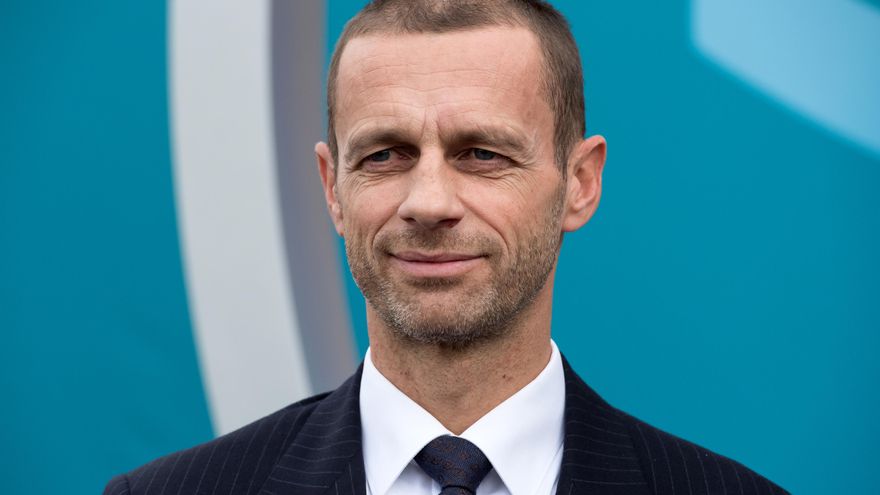 Aleksander Ceferin, el presidente de la UEFA, en una imagen de archivo.