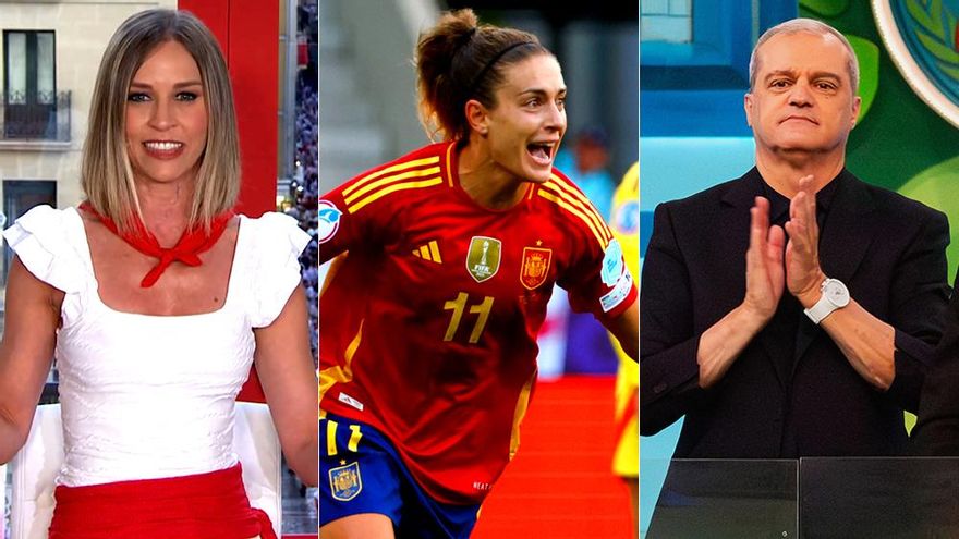 Gran día para La 1 con el encierro de San Fermín (44.7%), el triunfo de la selección femenina (18%) y el 'Grand Prix' (13.8%)