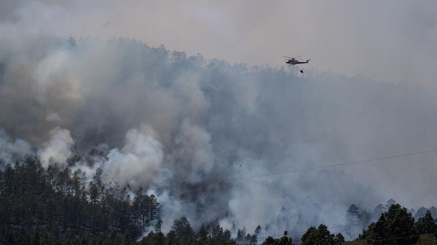 Incendio en Arico. ( EFE /Ramón de la Rocha)