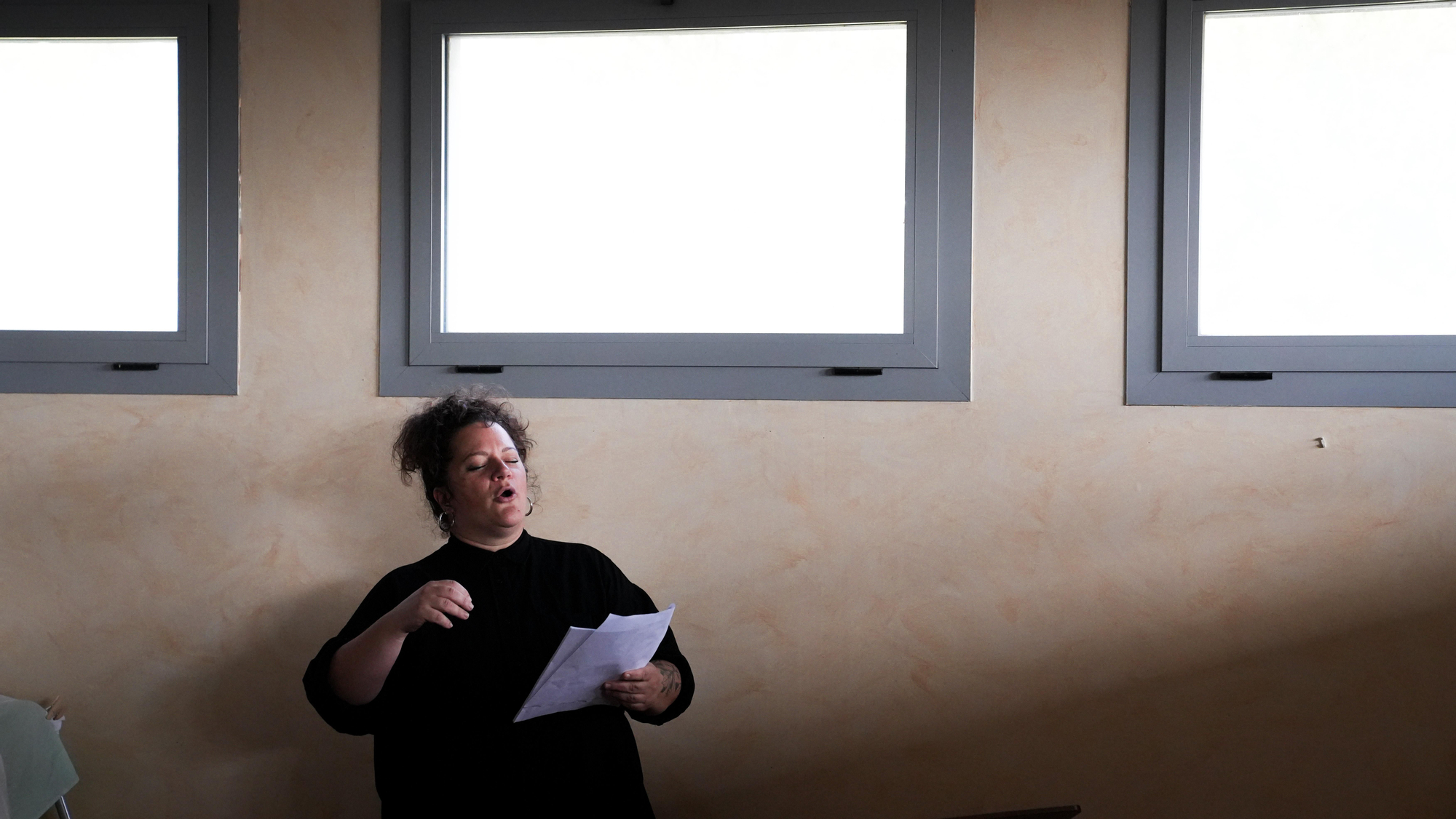 Los creadores Manuel Ruiz, Margarita Merino, Pepa Ortuño y Nieves Pedraza presentan sus proyectos desarrollados en el Teatro de la Axerquía