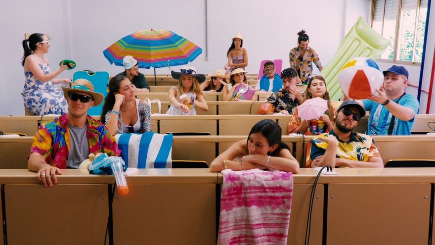 Frame del vídeo difundido por la universidad.