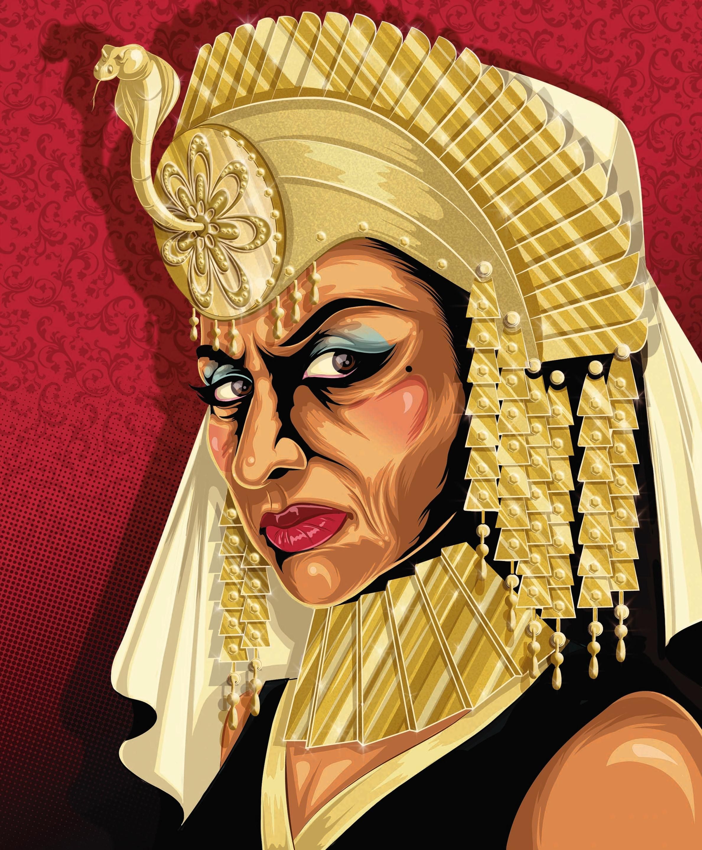 Ilustración de 'Lola Flores. El arte de vivir' (Lunwerg, 2021)