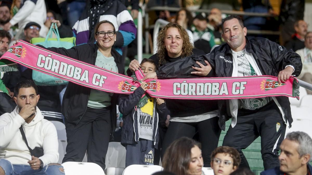 Grada Blanquiverde del Córdoba CF - RC Deportivo