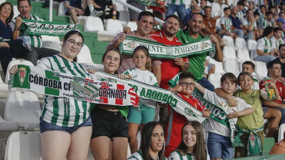 Grada Blanquiverde del Córdoba CF - Granada CF